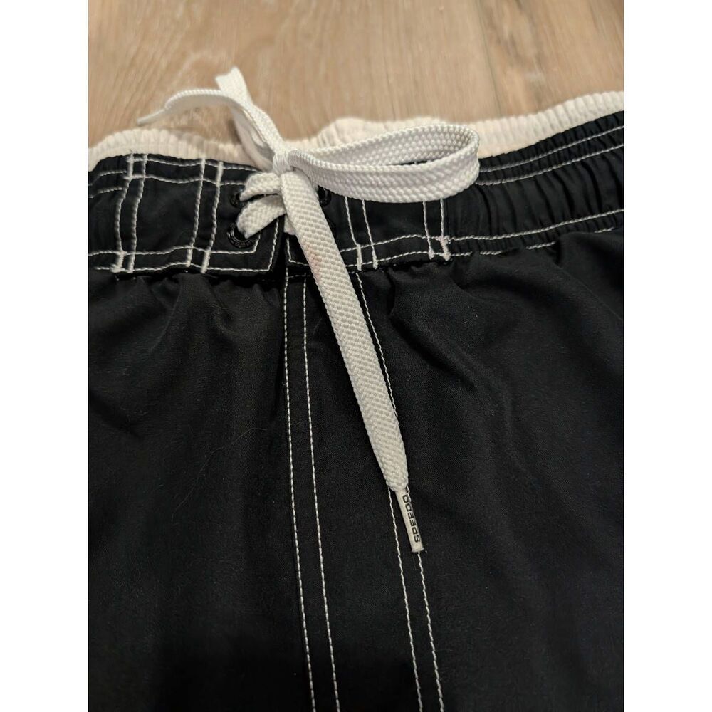 Speedo Men's Marina Volley Swim Trunk Black Cargo Pockets Sz XXL EUC - Picture 6 of 16